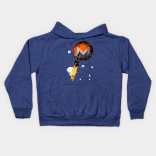 Up To The Moon : Monero Edition Kids Hoodie